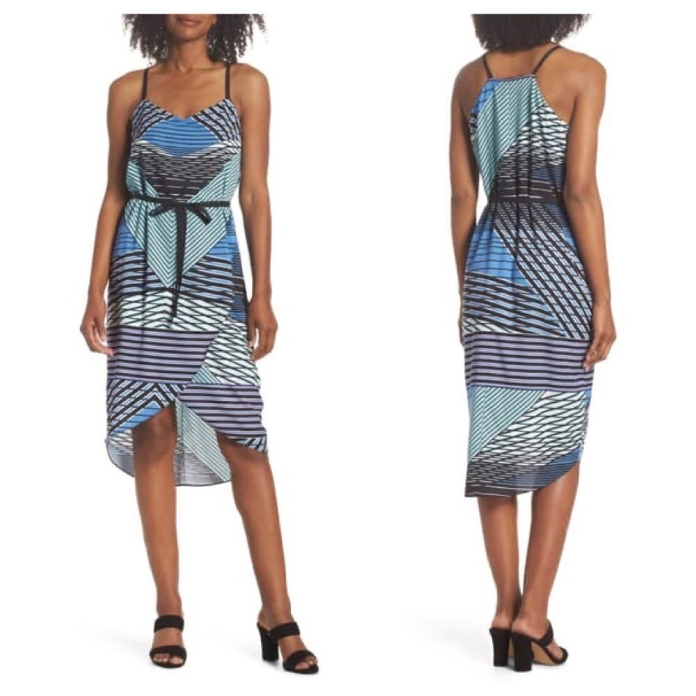 Felicity & Coco Heidi Geo Print Dress Size Small